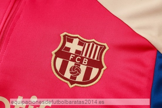 Nuevo Conjunto Completo Sudadera Entrenamiento Barcelona 24/25 Rosa Azul Baratas